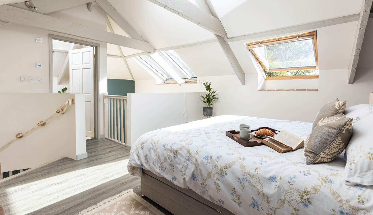 Bedroom two is this picture-perfect bedroom.