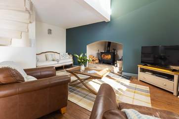 Relax and unwind in this beautiful living room. The perfect way to finish the day.