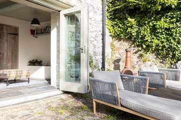 The perfect spot for soaking up some South Devon sun.