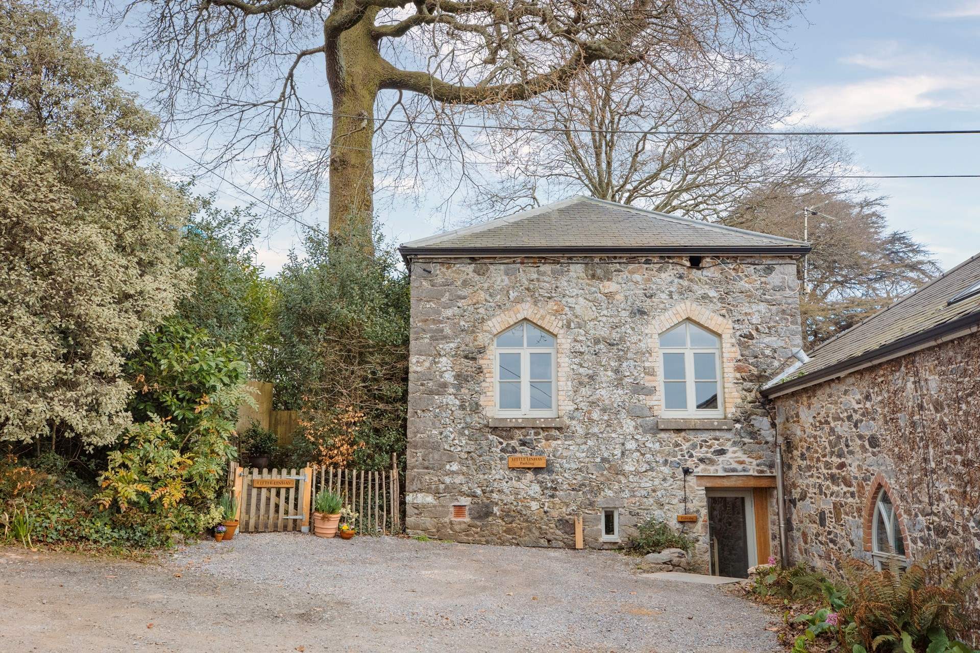 Your private car parking area is right next to the cottage.