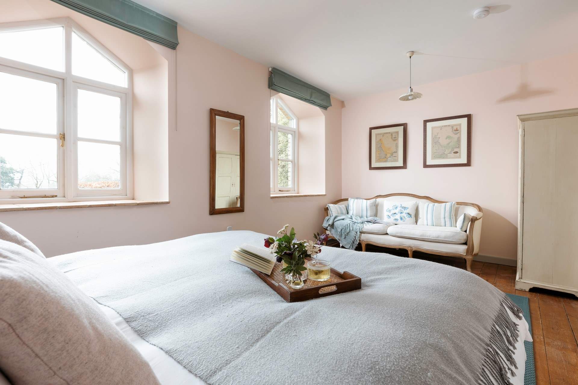 Bedroom one offers oodles of space and luxurious touches. This super-king bed also splits into two single beds, offering you extra flexibility when it comes to sleeping arrangements.