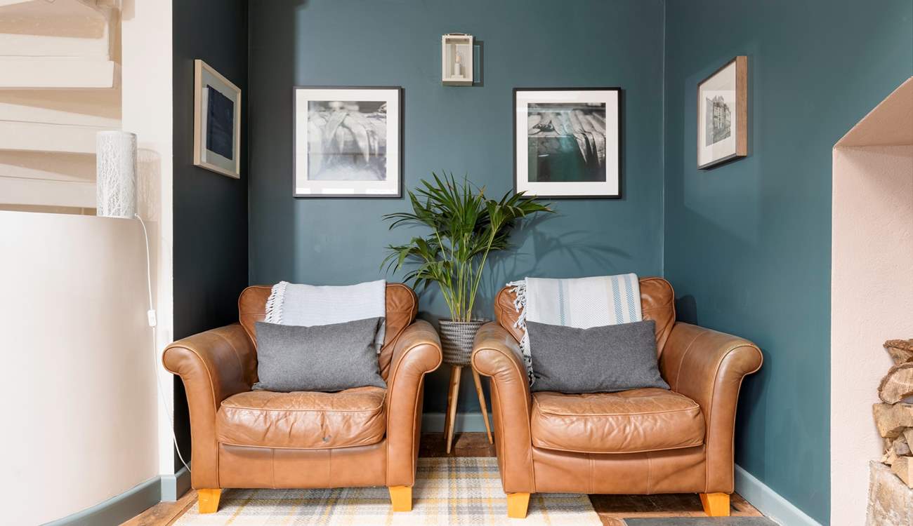 Snuggle up in this private corner with a good book.