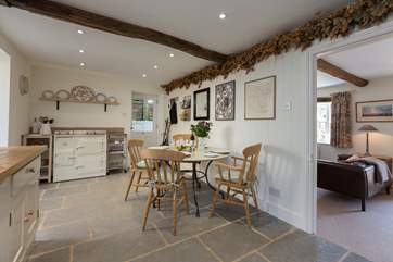 There is a lovely range cooker, as well as the separate electric hob.