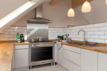 What a lovely space to cook a special family meal.