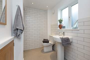 There is a lovely large shower-room on the ground floor.