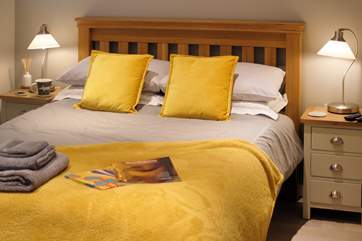 This is one of the two wonderful double bedrooms on the ground floor, a tranquil and understated, stylish room to enjoy.