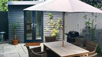 There is a lovely enclosed and totally private courtyard to enjoy at the back of The Willows, complete with summer-house/utility-room - such a well thought out and useful space for you.