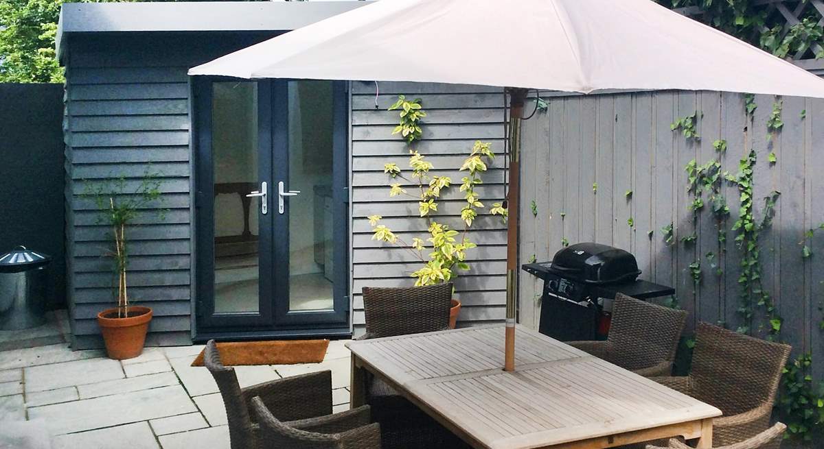 There is a lovely enclosed and totally private courtyard to enjoy at the back of The Willows, complete with summer-house/utility-room - such a well thought out and useful space for you.