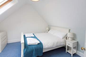 Top floor double bedroom with views over the Solent.
