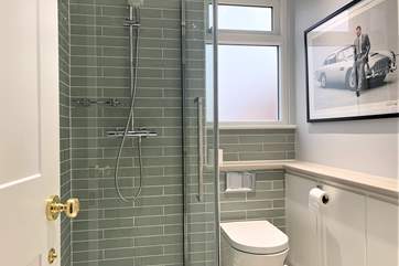 The shower-room on the top floor.