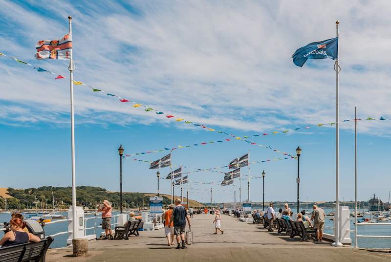 Catch a ferry from nearby Prince of Wales Pier to Truro, Trelissick or St Mawes.