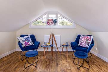 The fabulous sun-room with access to the rooftop terrace and those views!