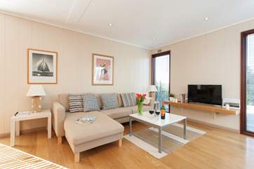 After a day sightseeing, get the family together for a cosy night in front of the TV.