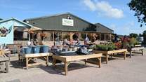 Millers farm shop at Kilmington is a short drive and has lots of delicious local produce, barbecue supplies  and holiday treats.