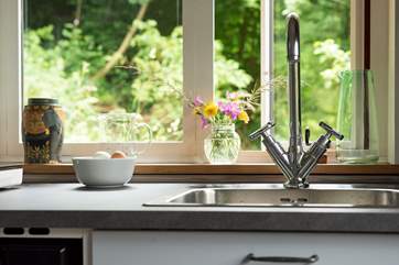 Washing up with a view!