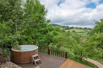 Fabulous views across the picturesque Coly valley.