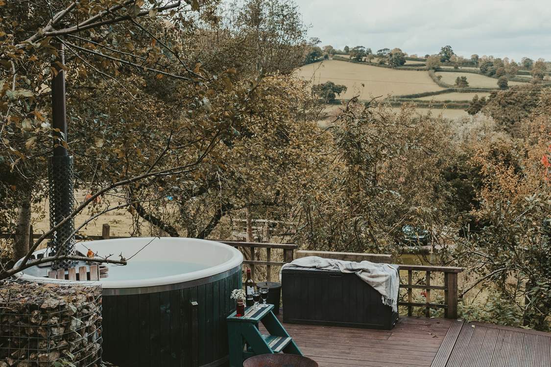Tucked away on your secluded terrace...