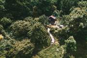 Meander along the mystical path to find your bespoke cabin.
