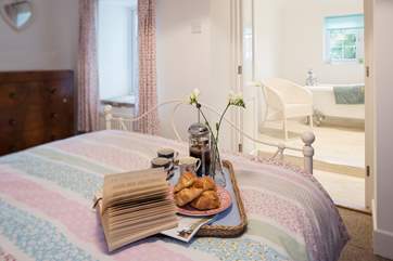 Treat your better half to breakfast in bed, after all, you are on holiday!