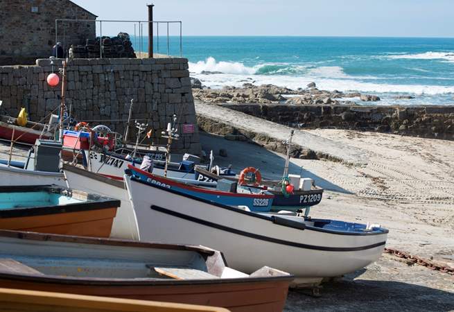 The harbour at Sennen Cove.
