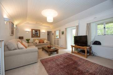 The spacious and comfortable sitting-room.