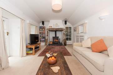The comfortable sitting-room.