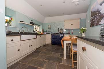 The kitchen/diner is spacious and well-equipped.