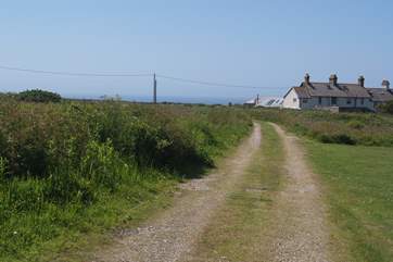 Heading away from No Place, the driveway.