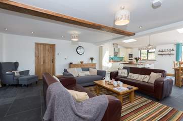 Looking right across the open plan living-area.