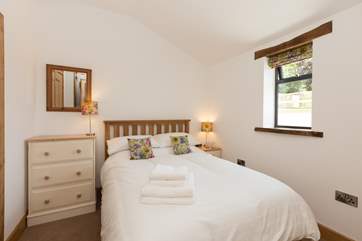 This is the ground floor double bedroom.