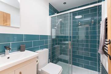 This is the first floor shower-room - a great sized shower.