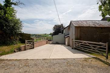 There is private parking for up to two cars at Great Ash Barn.