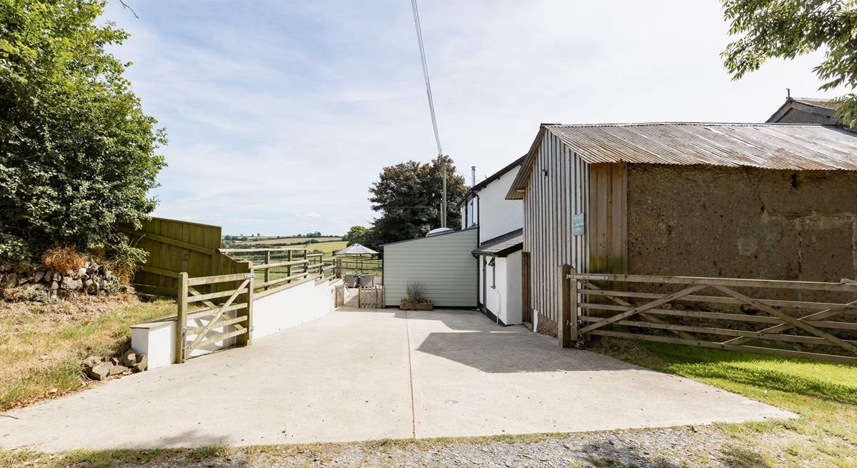 There is private parking for up to two cars at Great Ash Barn.