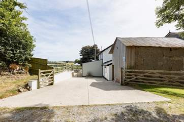 There is private parking for up to two cars at Great Ash Barn.