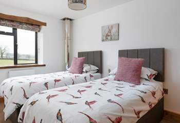 This room can be configured as super-king or twin beds.