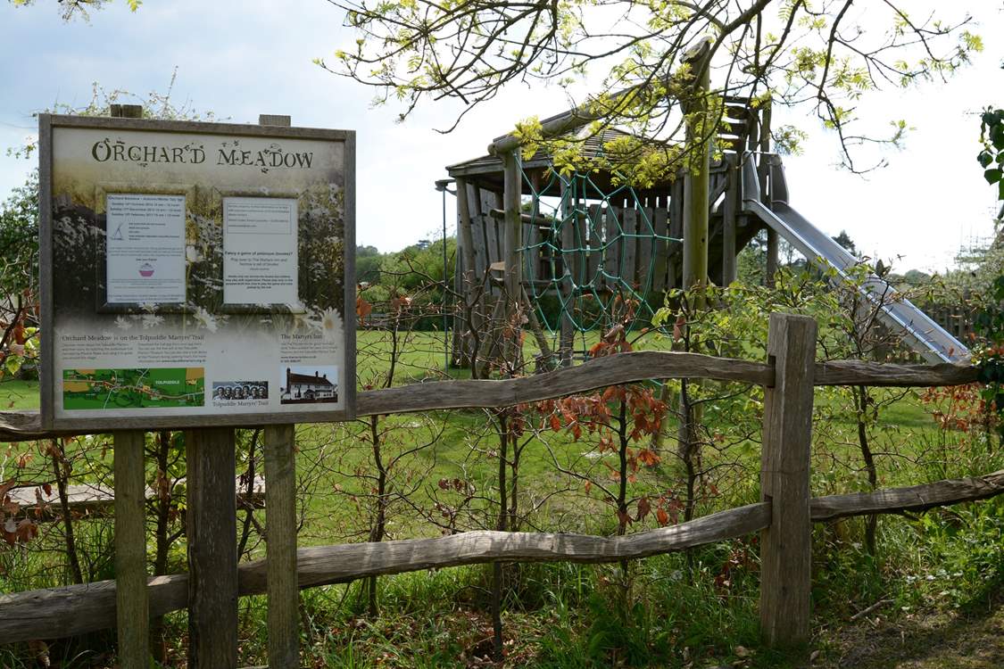 This great little play area is a two minute walk from the cottage, it has an enclosed gated-area for small children.