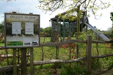 This great little play area is a two minute walk from the cottage, it has an enclosed gated-area for small children.