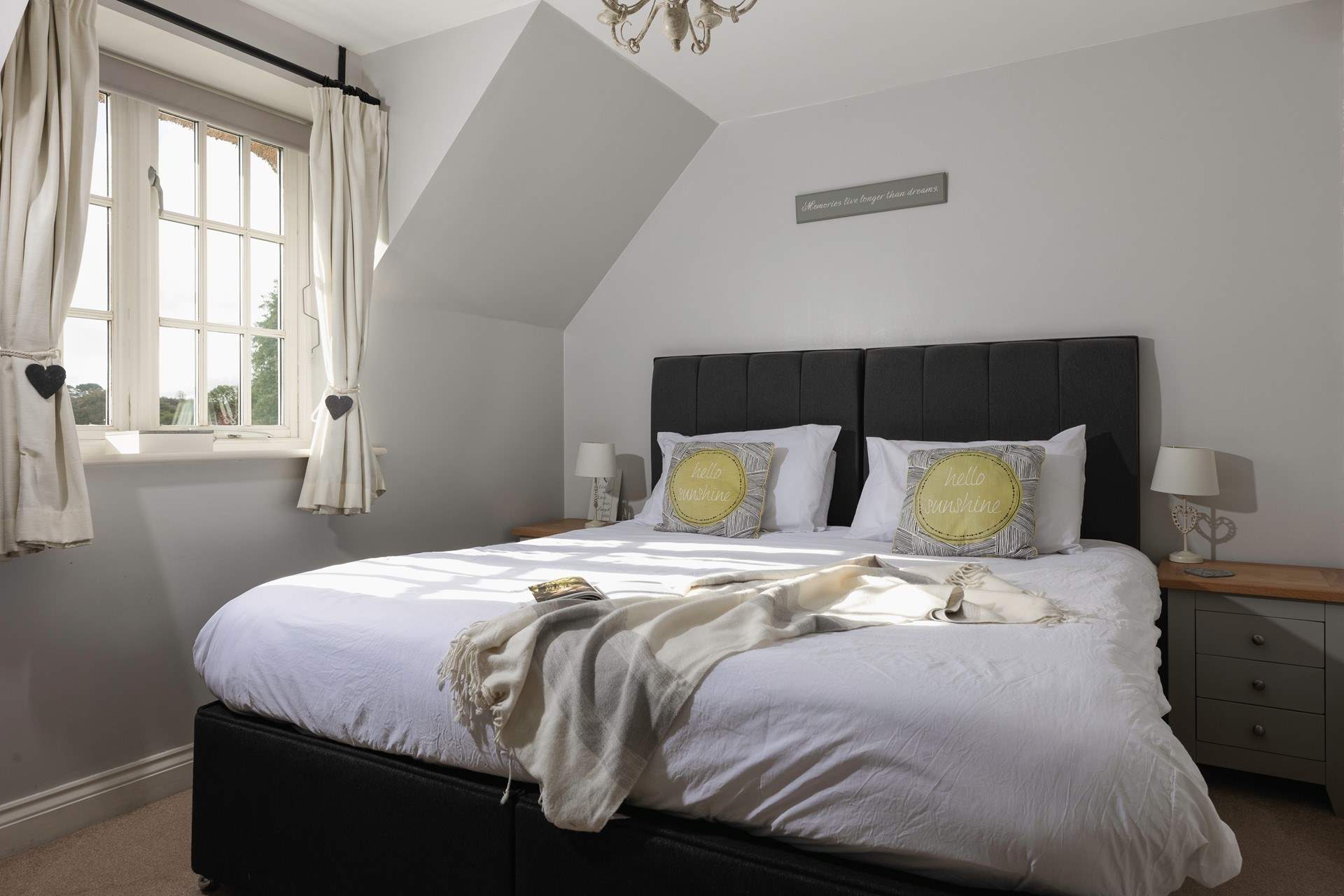 Bedroom 2 is at the front and can be configured as a super-king or twins.