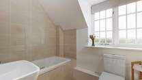 A family bathroom finishes the accommodation.