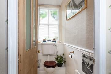 Separate WC on the first floor, next door to the family bathroom.