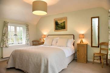 Bedroom 2 has a comfy 5' double bed.