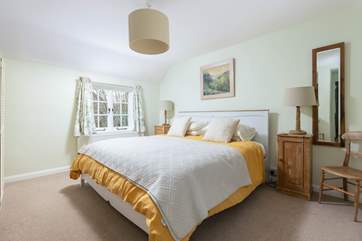 Bedroom three is a spacious room with a super-king size bed.