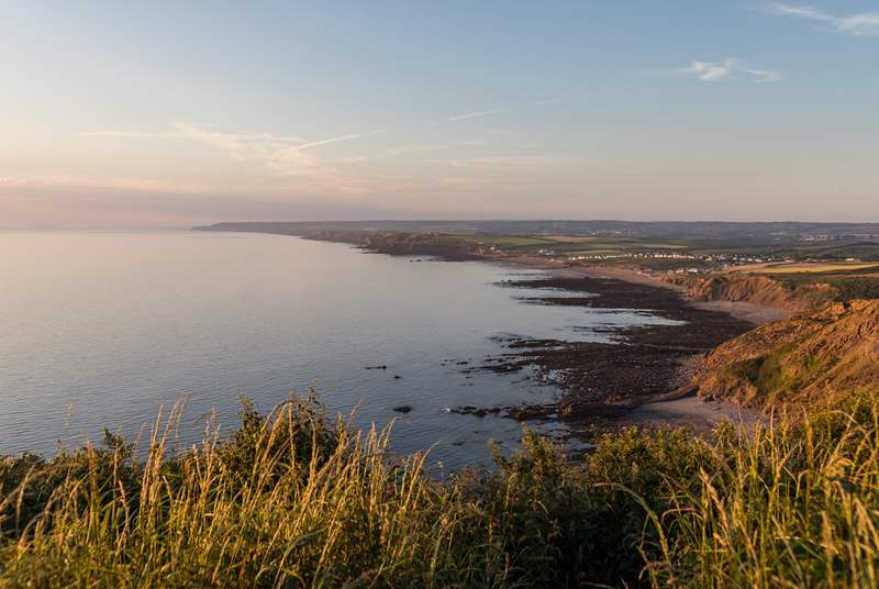 Take advantage of being on the dramatic north coast and the many coast paths.