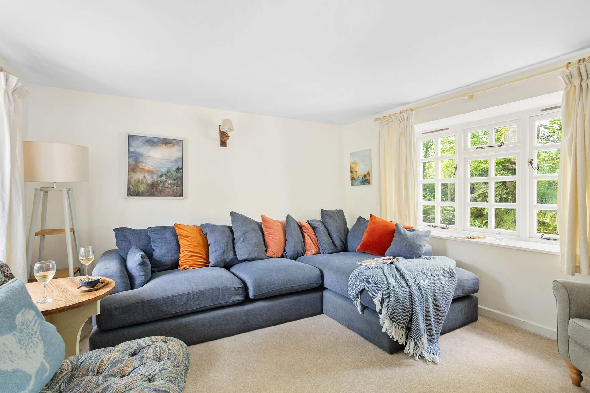 Plenty of comfy seating in the second sitting-room.