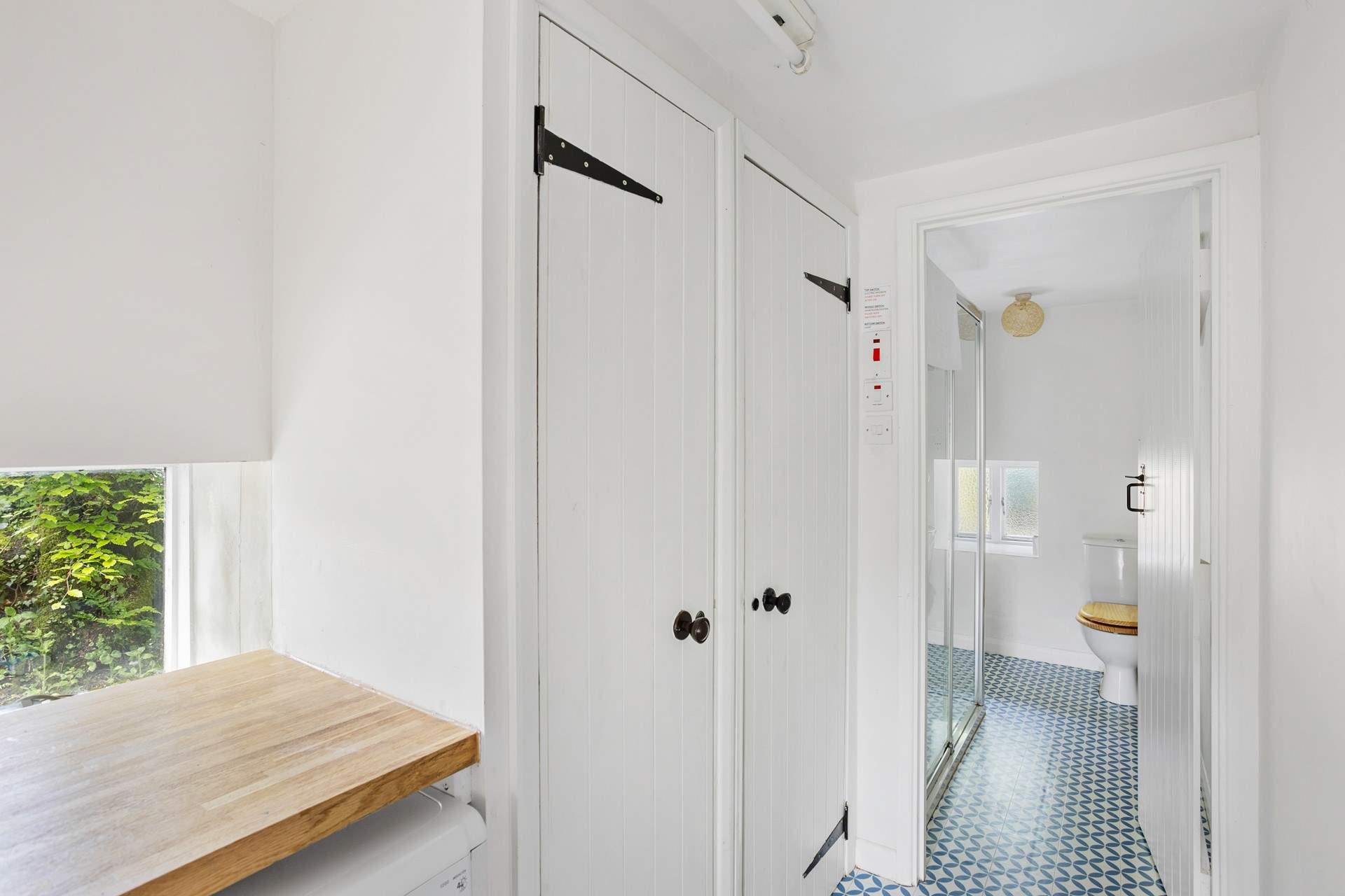 At the back of the house on the ground floor you will find the utility room along with the downstairs shower room.