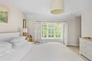 This bedroom is double aspect so floods with light.