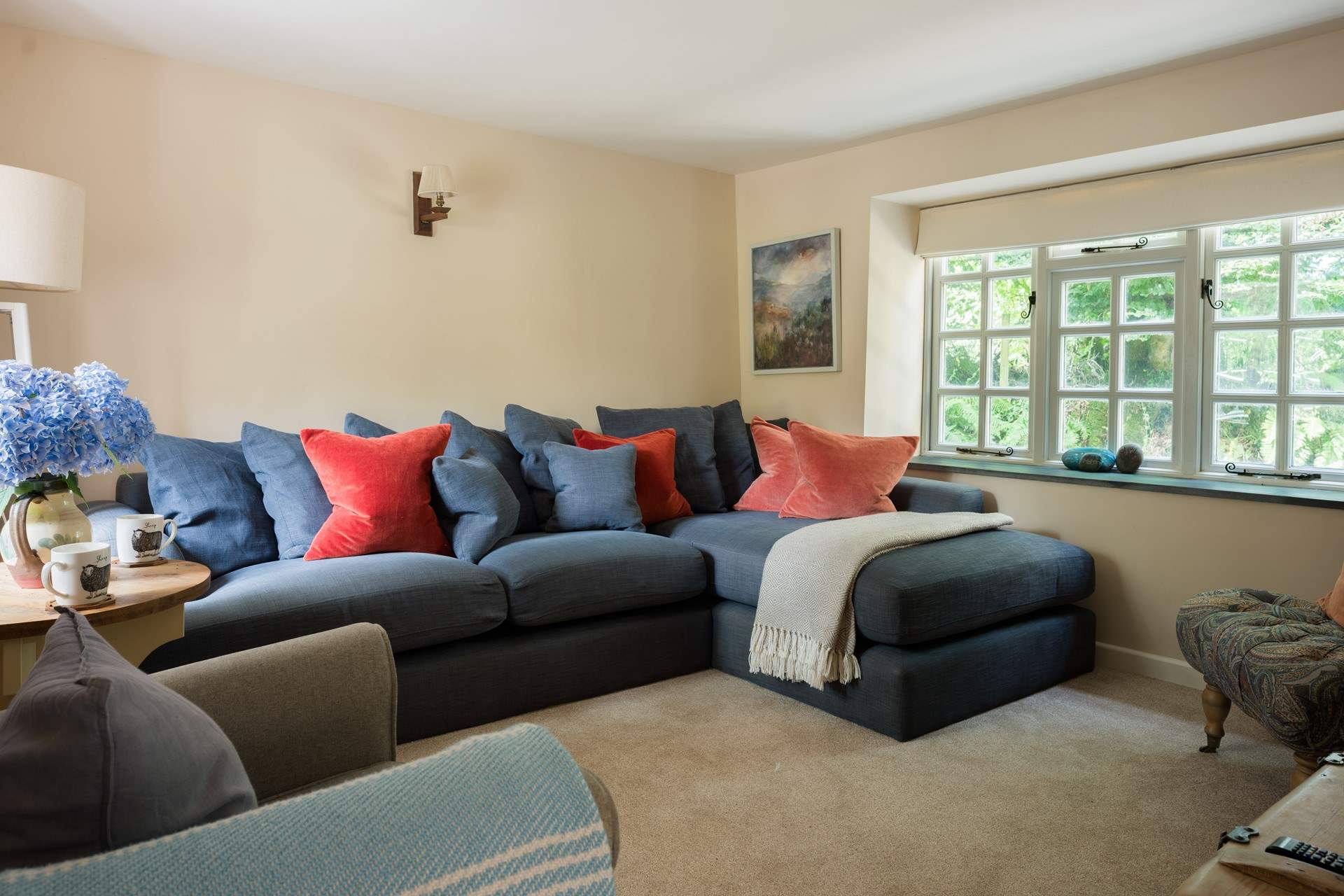 Plenty of comfy seating in the second sitting-room.