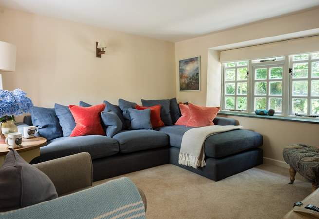 Plenty of comfy seating in the second sitting-room.