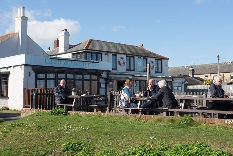 The local pub is popular for its good food and local ales.