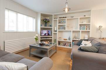 The sitting-room is well-equipped with smart TV and Blu-ray DVD player perfect for a relaxing evening in.